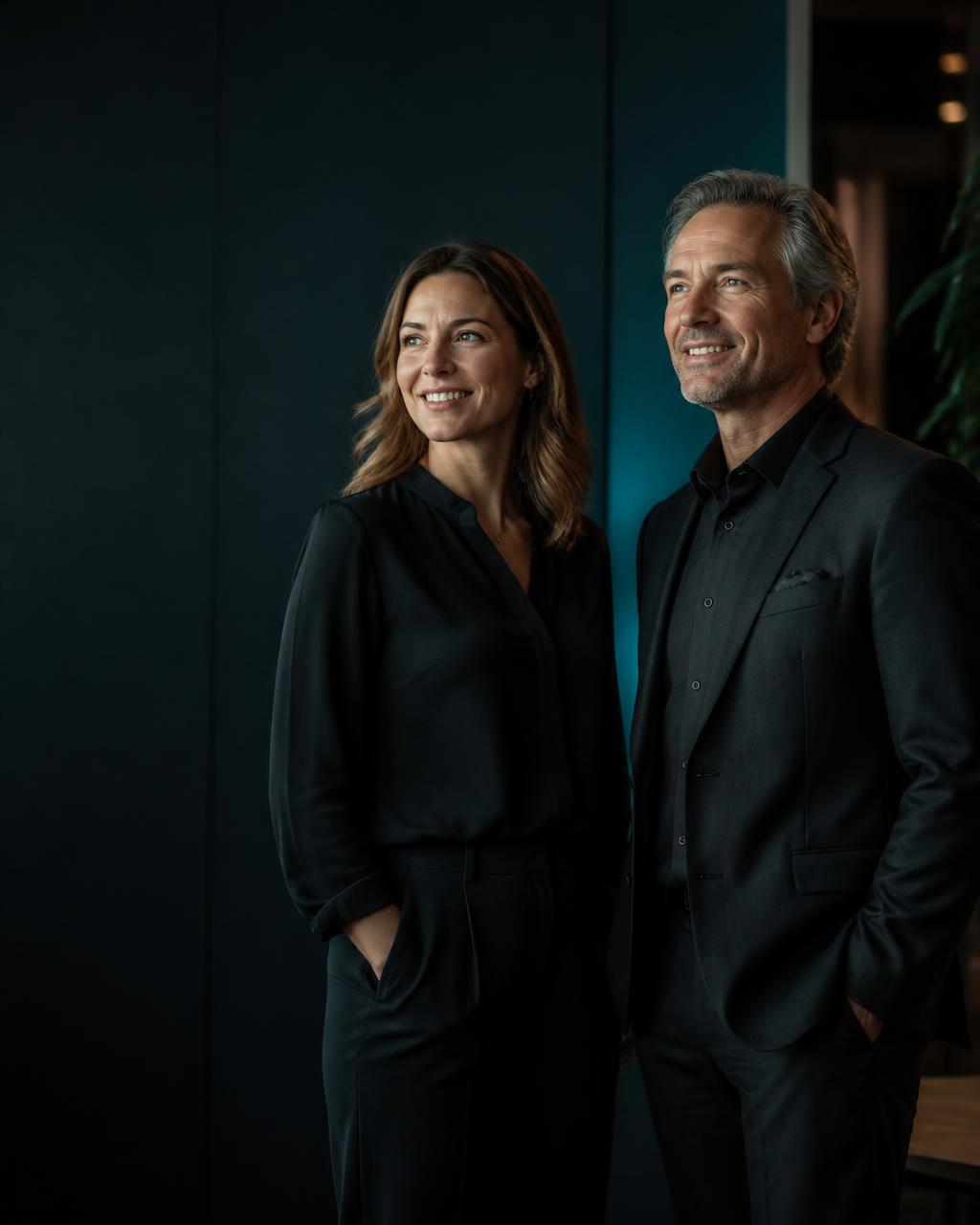 Twee partners van een organisatieadviesbureau in de zorg
